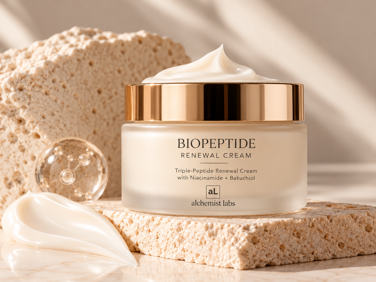 BioPeptide Renewal Cream - triple-peptide private label cream